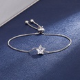 Korean style diamondstudded fivepointed star copper bracelet wholesalepicture13